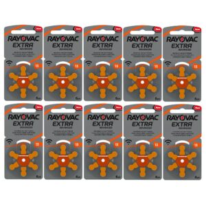 RAYOVAC Extra Hearing Aid Batteries Size 13 Box of 10
