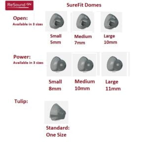 GN ReSound SureFit Hearing Aid Domes