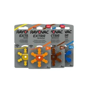 Rayovac Size 10 Hearing Aid Batteries Zinc Air Extra (pack of 6)